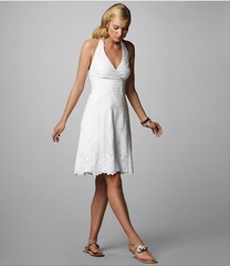 ROBBIE BEE White Lace Halter Dress SIZE 10 NEW! Marilyn Monroe Pin-up Style -A31