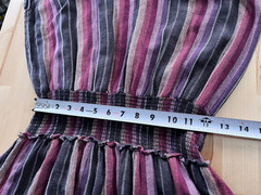 Rails Lucca Multi-colored Striped Short Sleeve Linen Blend Mini Dress, Women&rsquo;s M