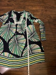 NWT Crown & Ivy Black/Green/White/Yellow Dress Size Xs Palm Leaf Hawaiian