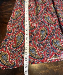 Hazel Paisley Lace Boho Oversized Mini Dress Open Back Lightweight Sz S