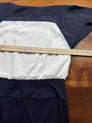 Ann Taylor Loft Petites Dress Womens Side Zip Snap Raglan 3/4 Sleeves Sz 0P
