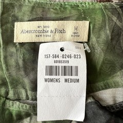 VTG Y2K Abercrombie & Fitch Dress M Sheer Midi Butterflies Fairy Whimsical *READ