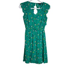 41 Hawthorn Midnight Scallop Detail Dress in Green NWT Petite Size Medium