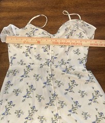 Vintage Forever 21 Y2K Floral Mini L Coastal Romantic Summer Dress