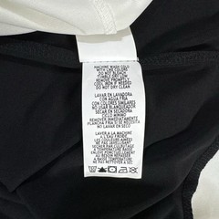 Hudson.Harper Dress Womens Medium Black White Color Block Tank Swing Stretch NWT