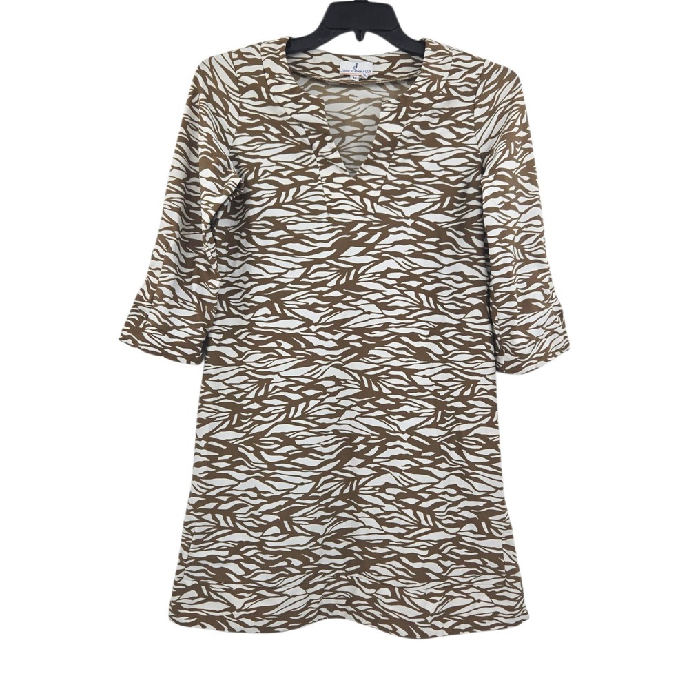 Jude Connally Women&rsquo;s Leaf Print Dress Medium