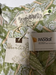 ADVENTURA Collection Luxe GIA DRESS Olive/Peach – LARGE – NWT