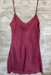 Organic by John Patrick Bias mini Slip dress Rose Pink size S