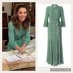 BODEN Viola Green Shirt Dress Size 8R US4 Floral Belted Long Maxi ASO PoW Royal