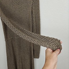 Chloé by Gabriela Hearst Metallic Gold Knit Maxi Dress Circa 2021 Collection SM