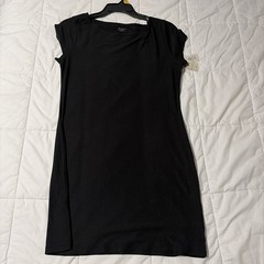 No Boundaries Junior&rsquo;s Black Short Sleeve Lightweight Bodycon Dress NWT L 12-14