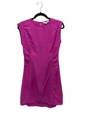 REBECCA MINKOFF Ruched Solid pink Mini Dress size XS