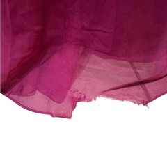 Fuchsia Cutout Maxi Dress with Sheer Long Sleeves