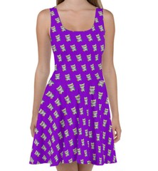 Rainbow Cat Dress, Ally Cat, skater dress, LGBTQ, gay pride month clothes, queer