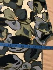 Fred David Women&rsquo;s Sz 2X Short Sleeve Dress Green/Black/White