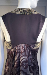 ETRO Silk Wool Knee Length Cocktail Dress IT44 US8 M, Beaded & Sequin Accents