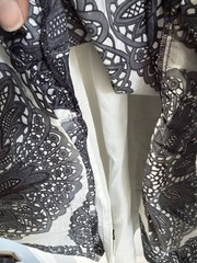 Dranella Silk Lace Occasion Dress Black White BNWT UK 10-12 EU38