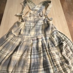 Citron Plaid Sundress Midi Square Neck Strappy Sleeveless M Cotton