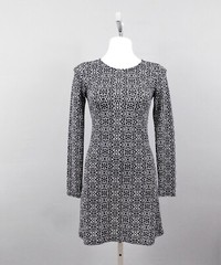 Xhilaration Women&rsquo;s Dress, Size XS, Black/White, 95% Polyester, 5% Spandex