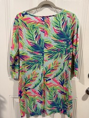 Lilly Pulitzer Women&rsquo;s Knit Floral Print Tee Dress Size Small