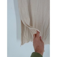 Barefoot Dreams Caftan OS Sand Dune CozyChic Ultra Lite Knit Coastal Lounge