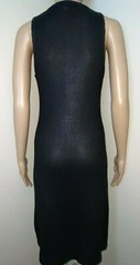 Splendid ~ Astor Metallic Coated Sweater Knit Sleeveless Black Dress ~ sz Small