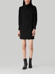 £220 Trussardi Jeans Dress Black Long Sleeve In Stores Uk 8 10