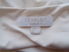 Luvalot Womens Ivory Halter Mini Dress Size 6 Cut Out Bodycon Jersey Stretch