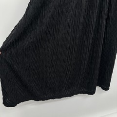 Dazy Dress Size Large Black Textured Long Sleeves Lined Gothic Allure Witchy