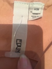 Edun Peach Silk Dress Size US 6 UK 10