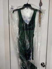 Dillard&rsquo;s Corset Back Green Prom dress