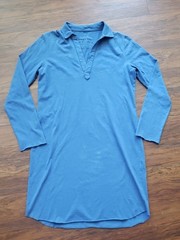 Frank And Eileen Light Blue Dress Size M Cotton Preppy Casual Coastal Lounge