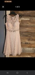 Women&rsquo;s Dress Size 8/10 Lace on top. Peek-a-boo cut out. Perfect for summer