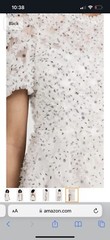 NWT Needle & Thread White Polka Dot Evelyn Backless Micro Mini Dress 4 #xh
