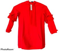 Elvi UK The Snapdragon Ruffle Sleeve Hoodie Dress Size 8 NWP