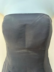 STUNNING LONG BLACK STRAPLESS EVENING DRESS – LIGHT IN THE BOX – SIZE 8