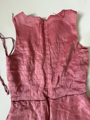 Cynthia Howie Womens Size 4 Dusty Rose Sleeveless Tie Shoulder Midi Dress