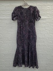 New Disturbia Haunted Medieval Printed Chiffon Maxi Dress Women’s US Size 6