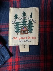 Kiel James Patrick Cozy Cabin Flannels Small Navy/red Plaid Dress NWOT Preppy