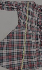 Kiel James Patrick Cozy Cabin Preppy Red Plaid Long Sleeve Mini Dress SizeXL