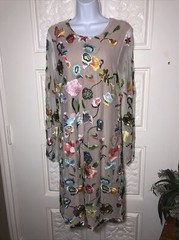 Philosophy floral Medium-weight shift dress Women&rsquo;s S