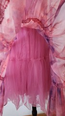 New Anthro Midi Dress New Size Small Pink Floral Coquette Wedding Formal Prom