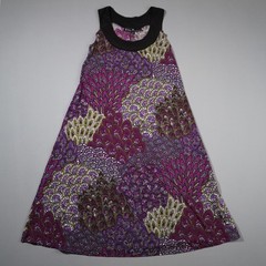 Ellen Parker Women&rsquo;s Midi Purple Round Neck Dress M