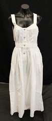Hunter Bell Women&rsquo;s Cleo Full Skirt Tank Dress AR8 Bright White Size 4 NWT