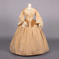 Afternoon Dress Victorian Royal Princess Rococo Walking Costume Colonial Civil