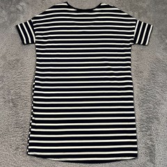 Cherish Shift Dress Navy Striped Pockets V-Neck Stretch USA Women&rsquo;s Small