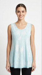 Girls & WOMEN LIGHT SKY BLUE SHORT Sundress Soft Cotton Cloth and Finish SD037