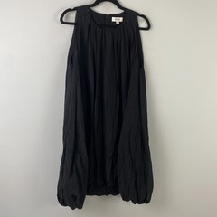 COS Balloon Mini Dress Size 40 US 8 Black Pockets
