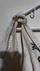 MAKEMECHIC White Floral Embroidered Smocked V-Neck Strappy Sundress XL