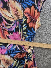 Connected Printed Extended-Shoulder Midi Dress Women&rsquo;s 10US Black Multi Pullover